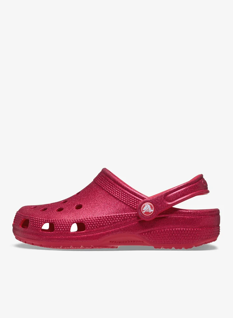 crocs Classic Glitter Clog Sandals